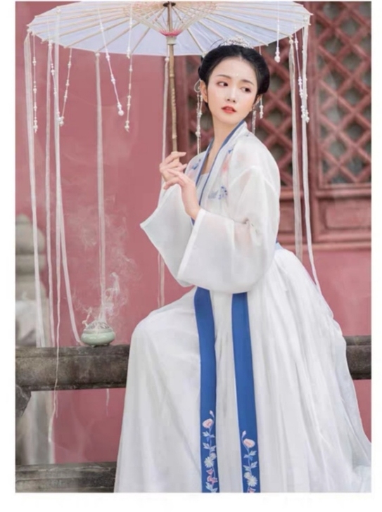 重回汉唐婉妆汉服女中国风原创正品6米大摆齐...