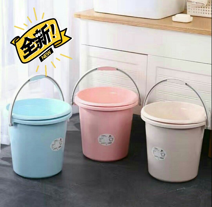 【低价处理】塑料水桶手提加厚洗衣桶多功能储...