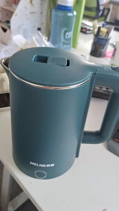 美菱电热水壶家用小型烧水壶电热保温一体全自...