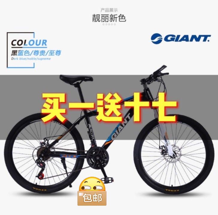 清仓处理捷安特山地车自行车男女中青年学生变...