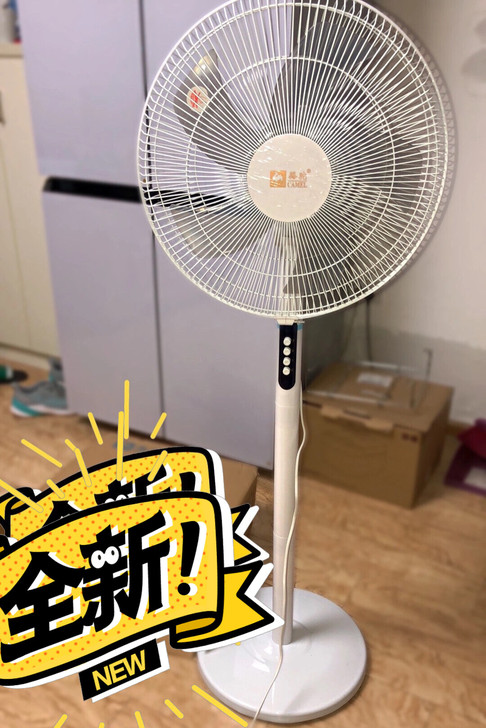 电器店倒闭了全新包邮骆驼电风扇落地扇家用宿...