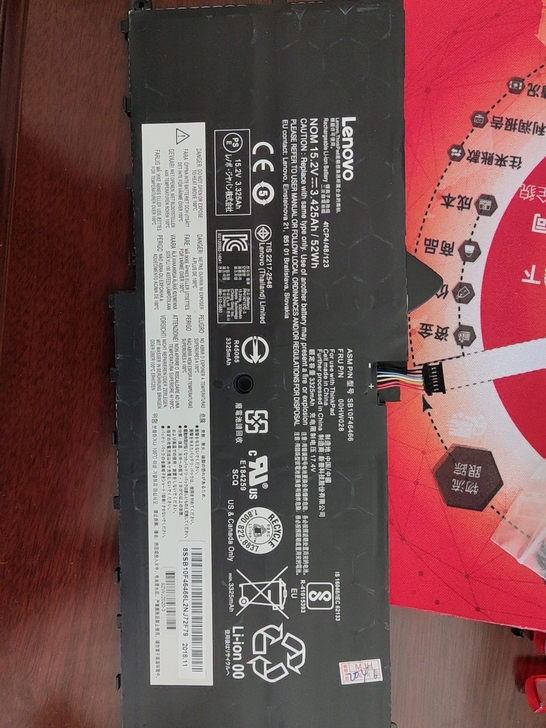 x1 carbon 2016版电池。60%...