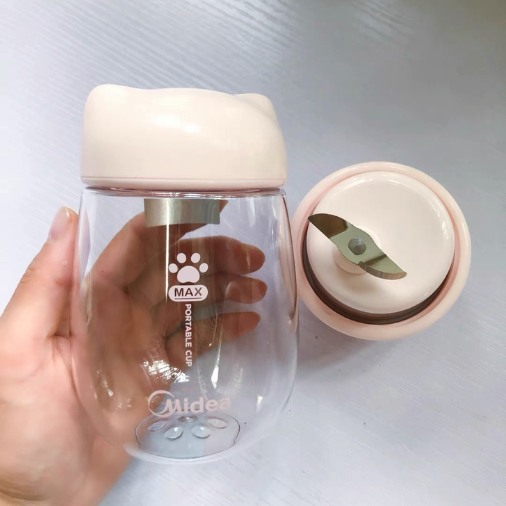 美的榨汁机家用水果全自动果蔬多功能榨果汁料...
