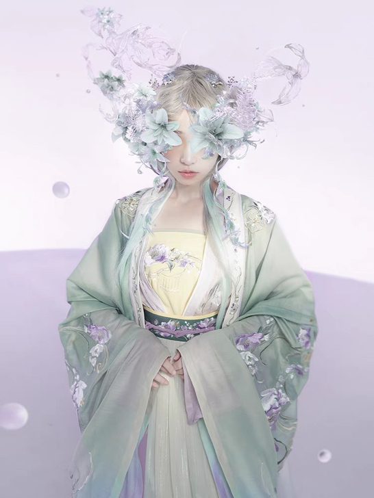 单收十三余小豆蔻嫦娥露花倒影大袖。
