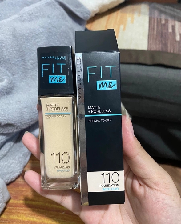 美宝莲fit me粉底液柔雾版哑光版110