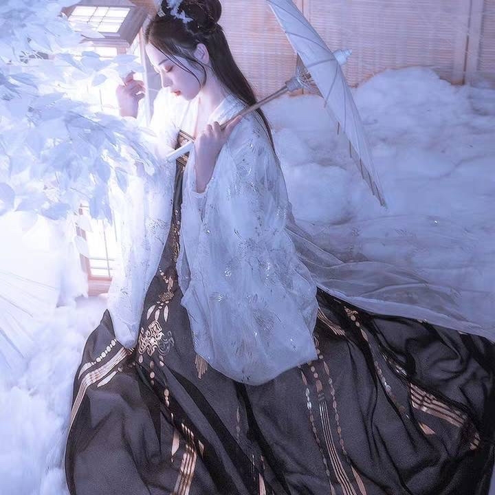 【全新清仓】【花涧赋】云鹤正品汉服女齐胸襦...