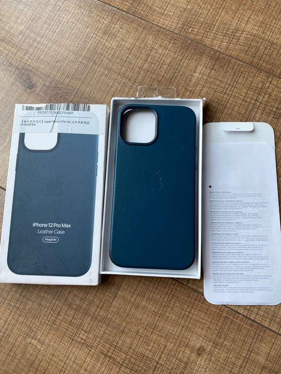 iPhone12pro Max官方皮革保护...