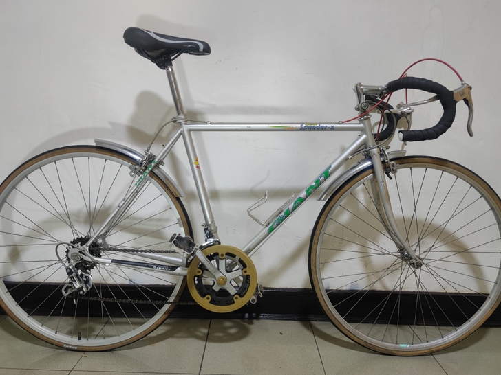 捷安特钢架公路，成色如图，无硬伤，功能完好...