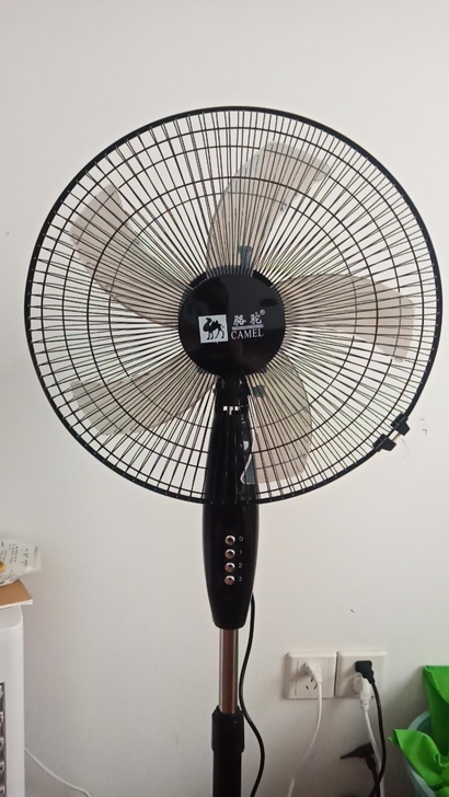 骆驼牌 电风扇 落地扇 静音摇头立式遥控大...