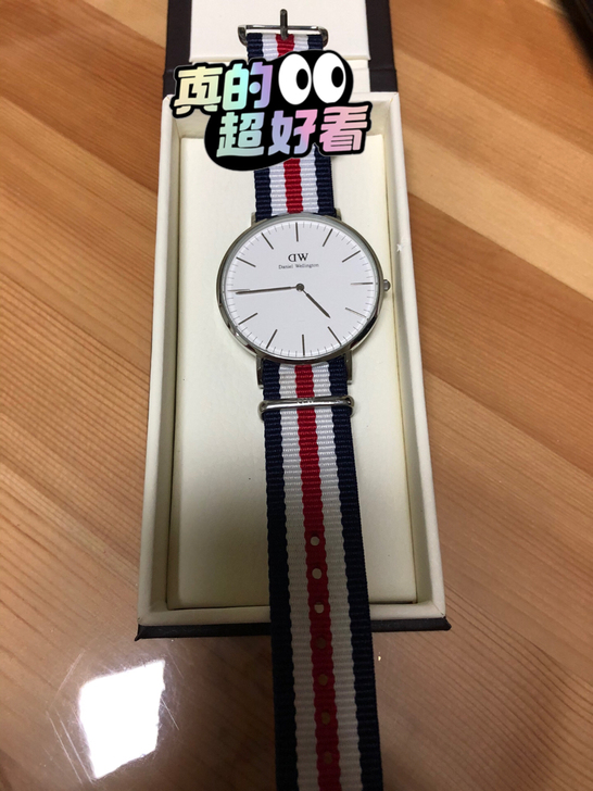 DW 女款大表盘手表，正品专柜购入，没有戴...