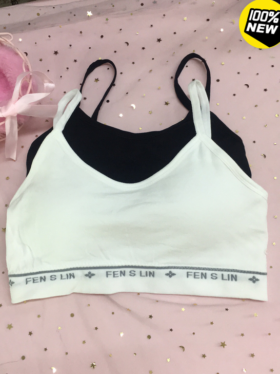 工厂直销，拍一发二。少女背心颜色可随机搭配...