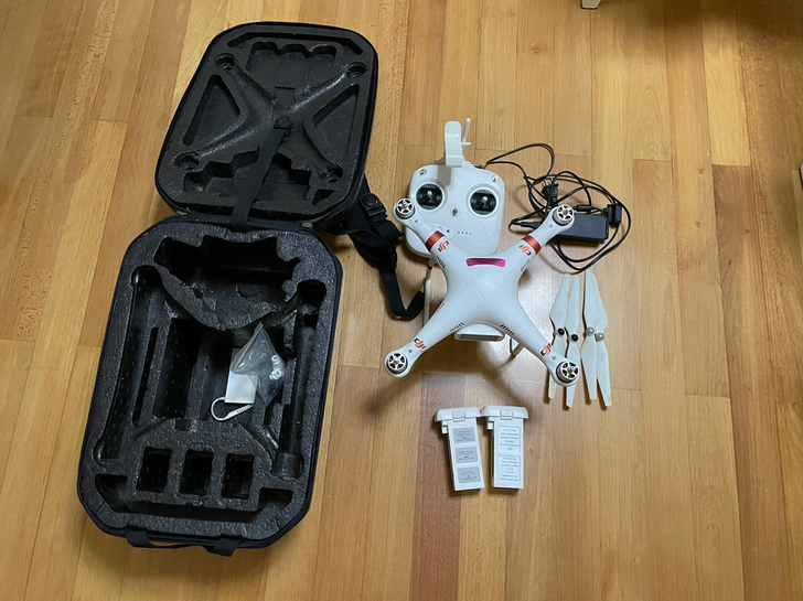 DJI大疆精灵Phantom 3 红色，9...