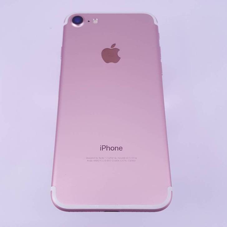 95新iPhone 7 玫瑰金色 128G...