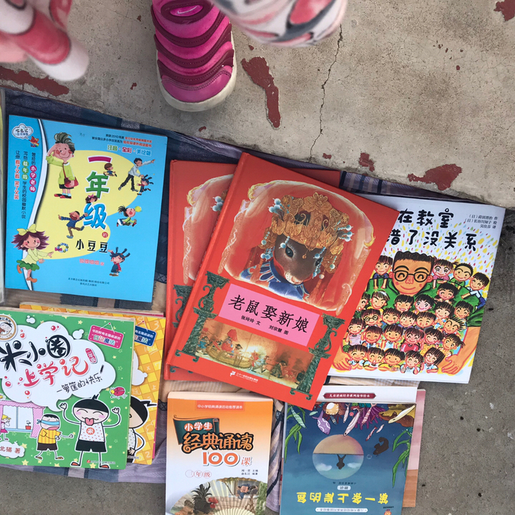 图书，孩子的书，有些是绘本，有些是一年级的...