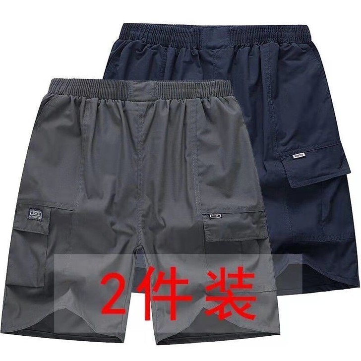 【赔钱处理】夏季短裤男中老年男短裤爸爸工装...