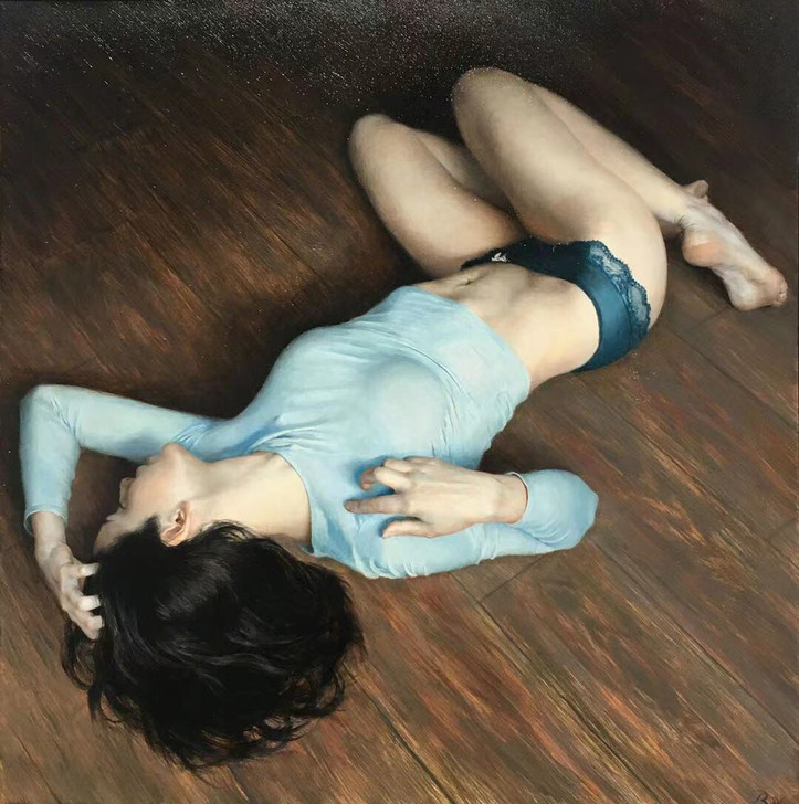 蕾佩瑞.系列作品 性感女郎 微喷油画 材质...