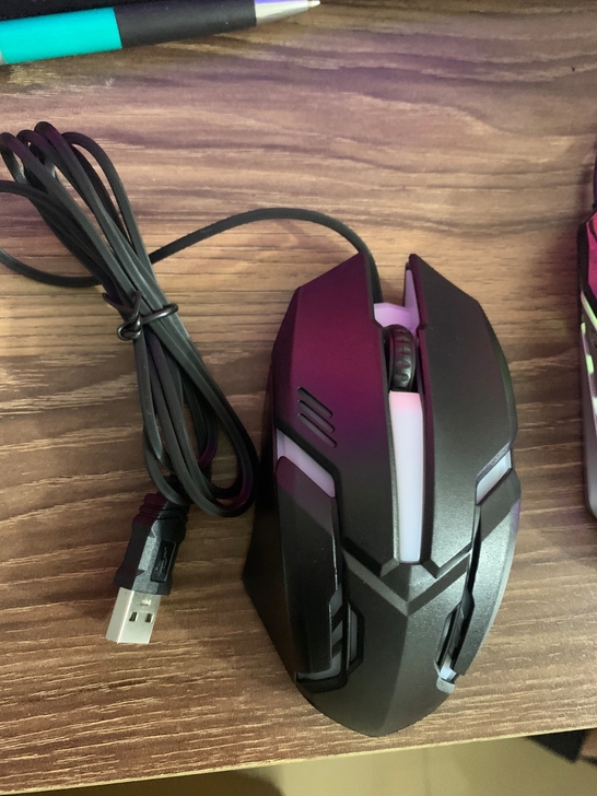 电脑鼠标有线游戏鼠标宏吃鸡鼠标USB静音发...