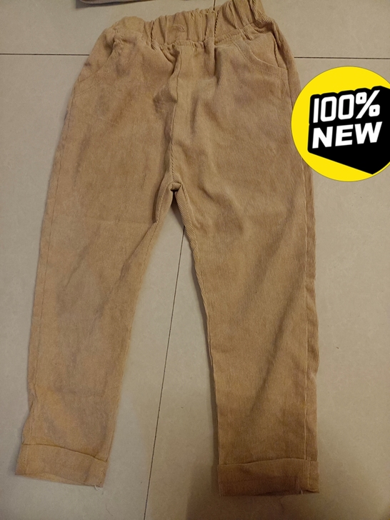 全新条绒裤儿童，130，偏大一点，男童女童...