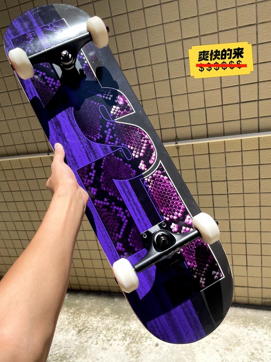 低价出专业进口Fish滑板王一博同款双翘滑...