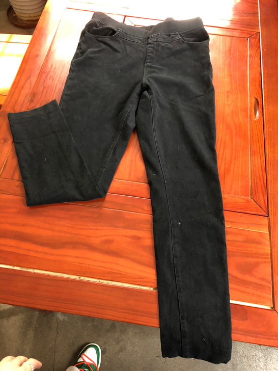 一样黑色牛仔裤、2xl、170、穿过一两次...