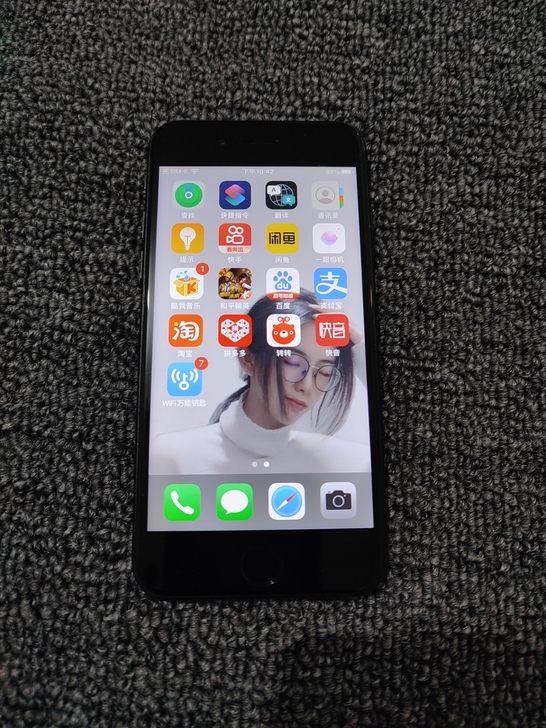 苹果iphone7黑解,插卡直接使用,指纹...
