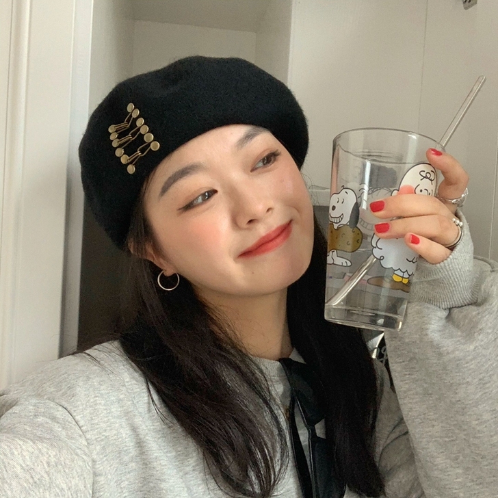 包邮】自制高品质羊毛贝雷帽