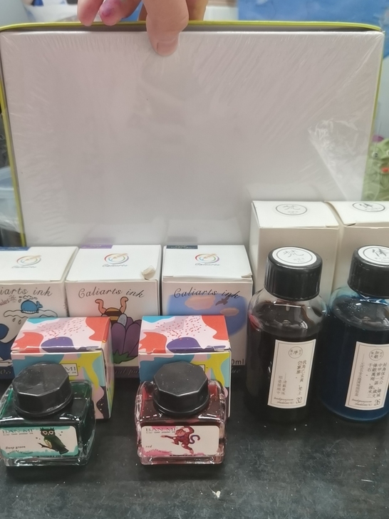 彩墨钢笔彩墨墨水金粉