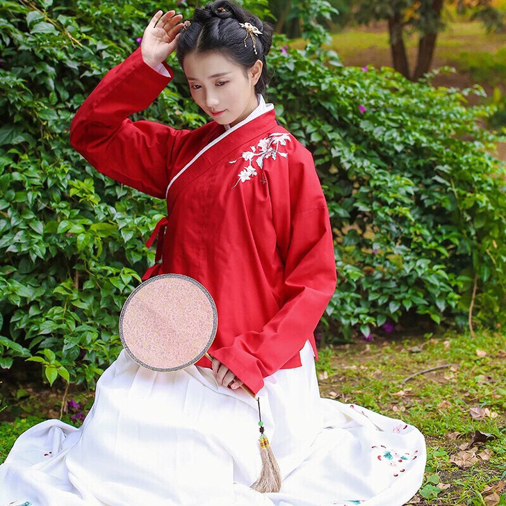 重回汉唐汉服 倒仙 单上襦 155码