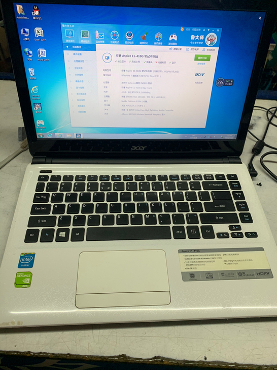 宏基E1-410G笔记本,键盘坏,无修过全...