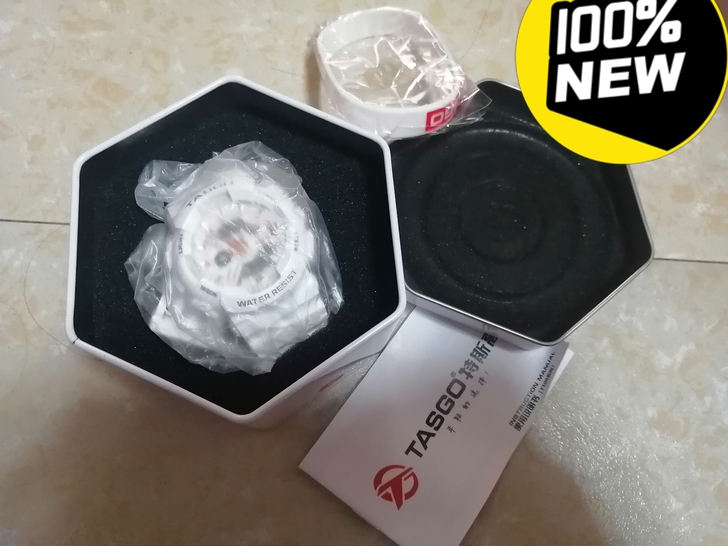 全新特斯高机械表~奶白天使色68出!