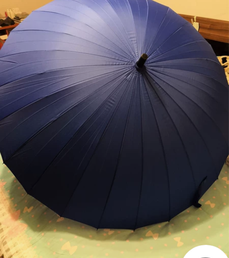 超大三人伞,蓝色全新,半径64cm,直径1...