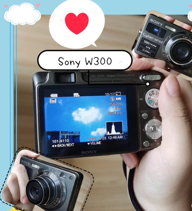 索尼W300 爆款  95新