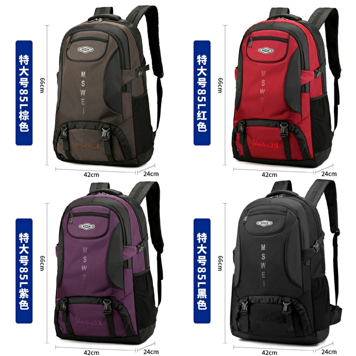 背包男大容量旅行包女出差行李包防水户外登山...