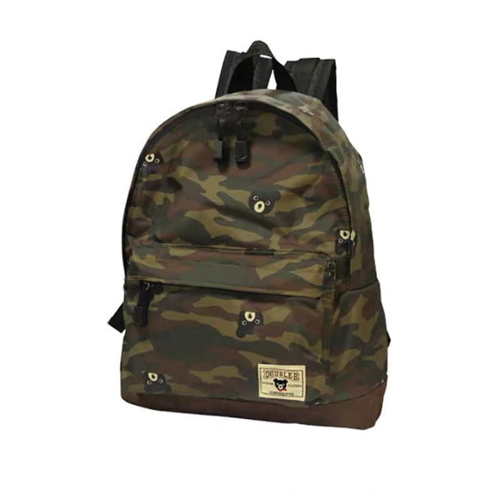 日本MIKIHOUSE DB迷彩小黑熊双肩...