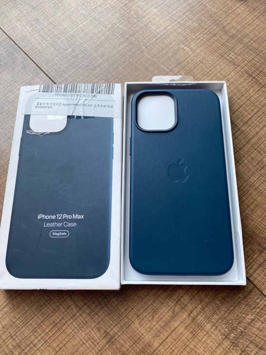 iPhone12pro Max官方皮革保护...