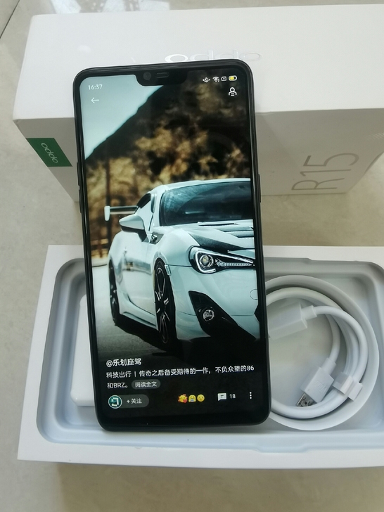 Oppor15正品手机，几乎全新，只使用了...