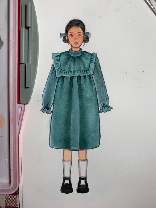 服装手绘效果图