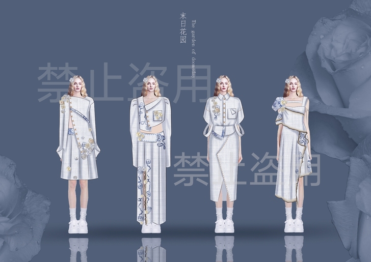 服装效果图款式图设计定制