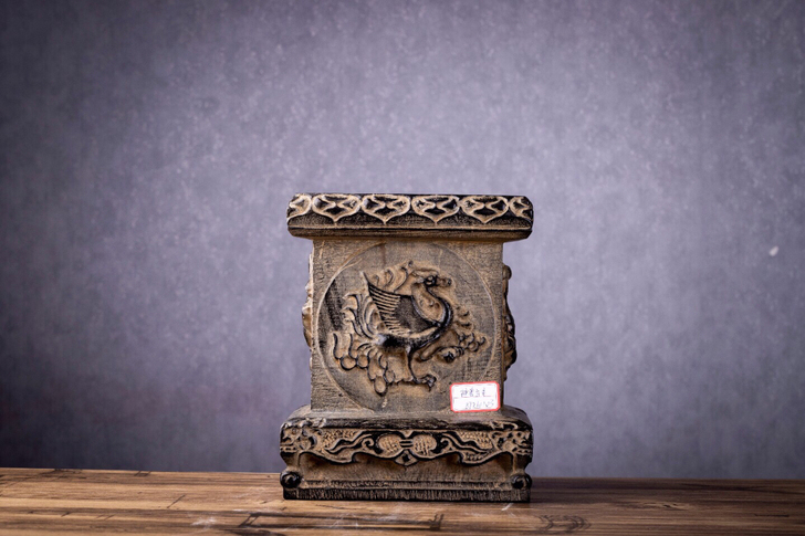 山西青石青龙白虎朱雀玄武方墩