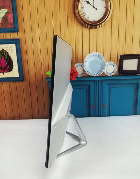 曲面显示器24英寸无边框24寸超薄无边框液...