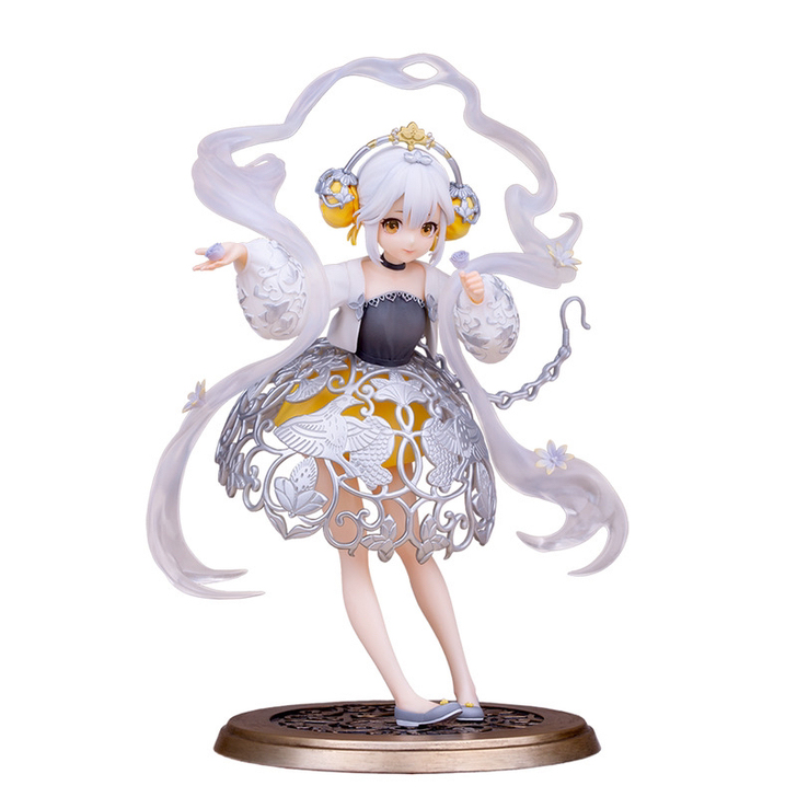 全新 国家宝藏葡萄花鸟纹银香囊手办