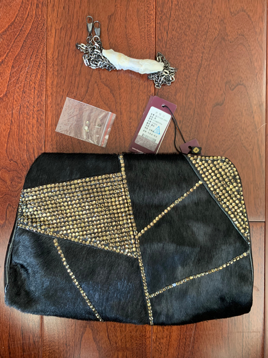 【现货】【全新】ports宝姿羊皮手拿包