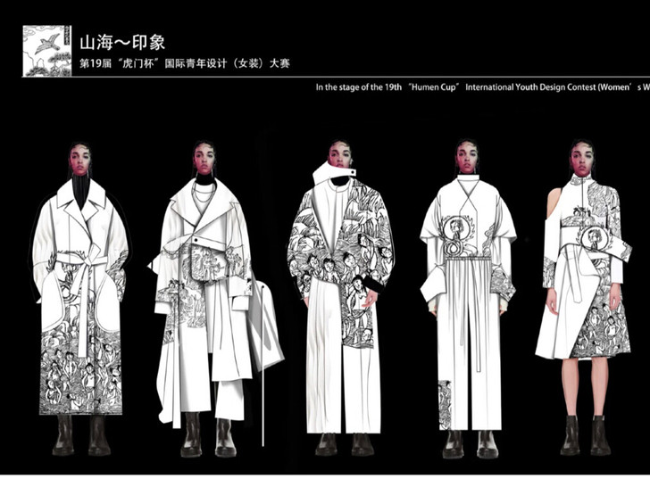 服装设计效果图dai画