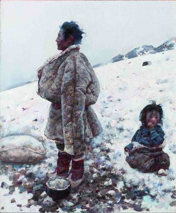 艾轩系列作品 微喷油画 材质：防水油画布 ...