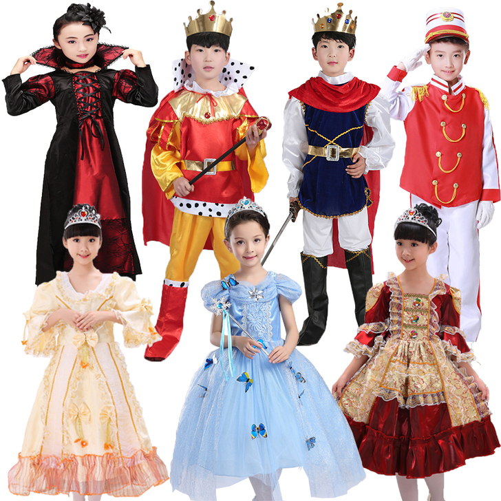 灰姑娘话剧演出服仙女继母士兵服装儿童剧表演...