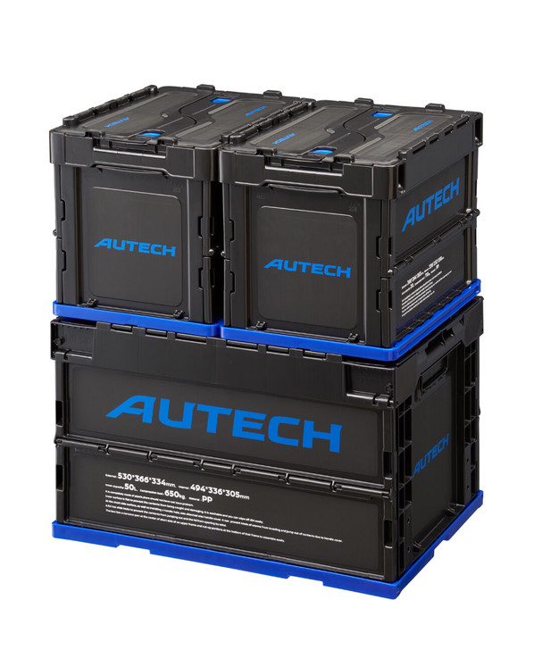 日本autech高端改装车载收纳箱折叠箱储...