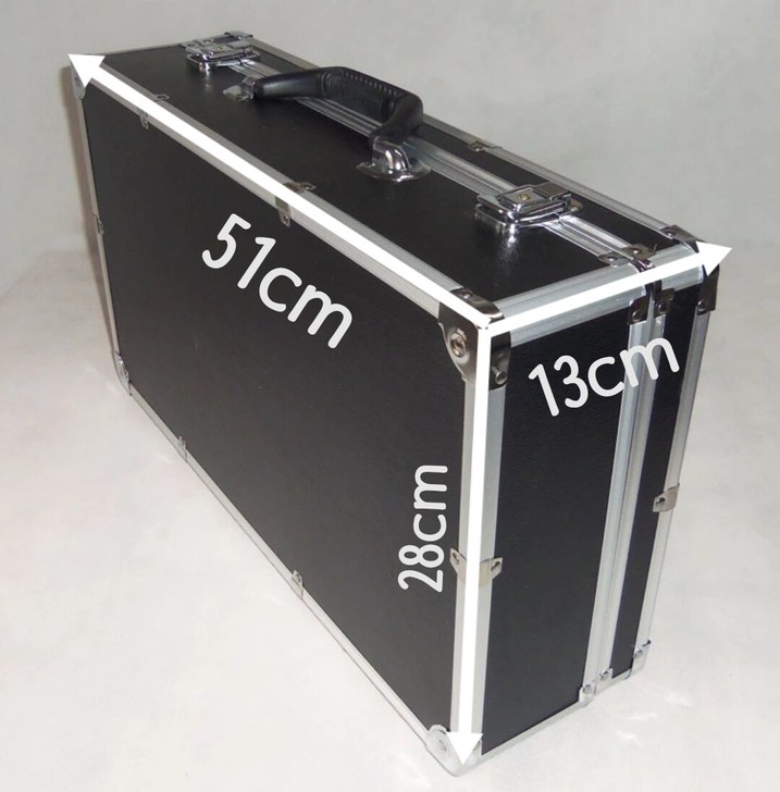 14 大号手提铝合金五金工具箱 收纳铝箱全...