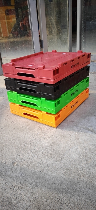 日本二手折叠筐 日本进口二手折叠箱   质...