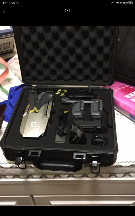 御pro无人机铝合金收纳箱手提箱收纳盒配件...