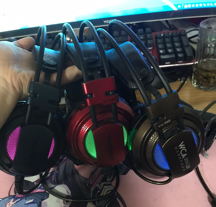 西伯利亚V10PRO吃鸡7.1游戏耳麦 头...